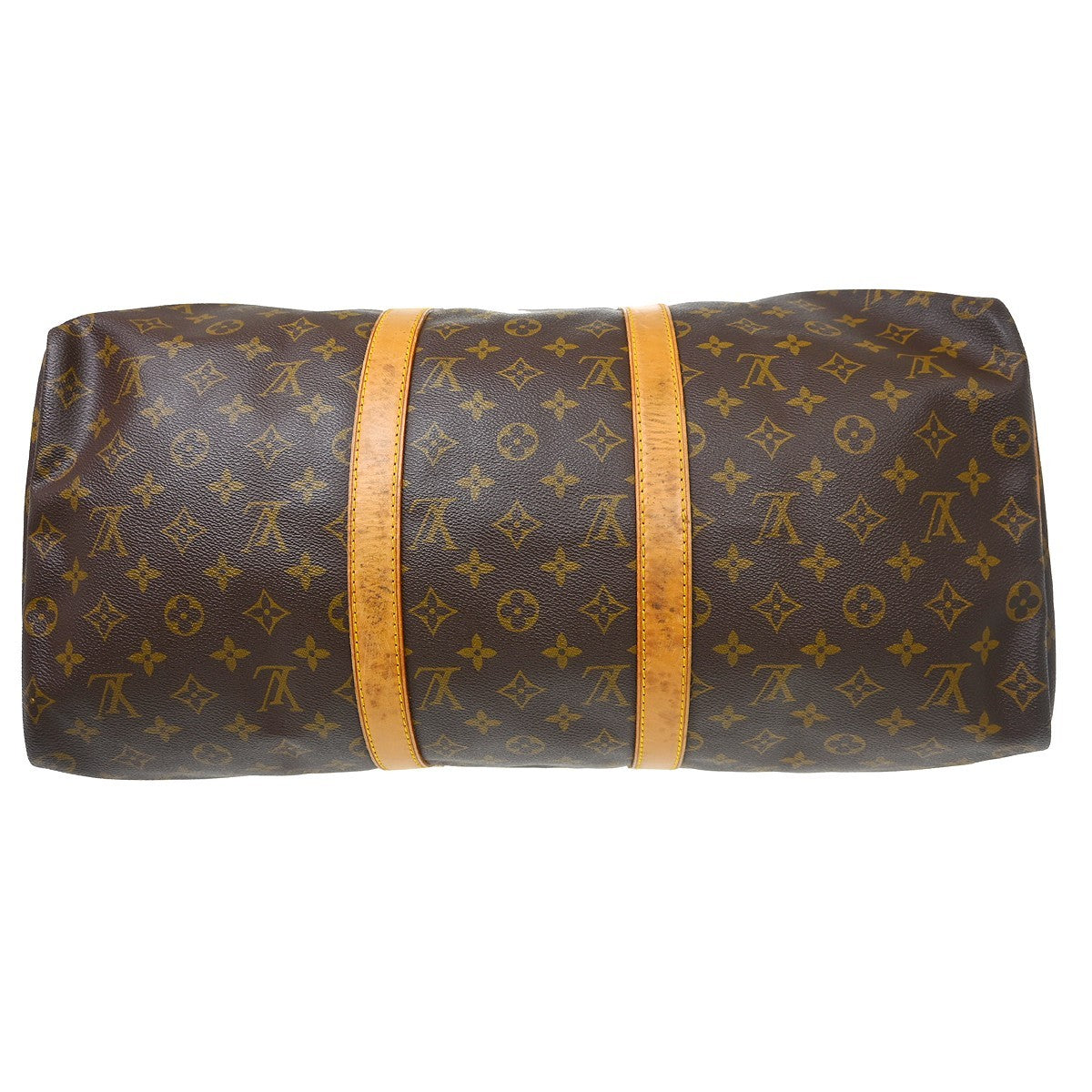 Louis Vuitton Keepall Monogram Canvas Brown Canvas Travel Bag Bag (Pre-Owned)