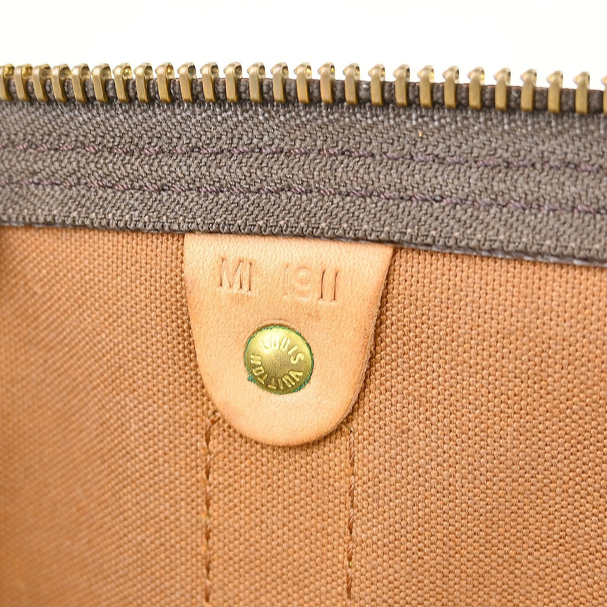 Louis Vuitton Keepall Monogram Canvas Brown Canvas Travel Bag Bag (Pre-Owned)