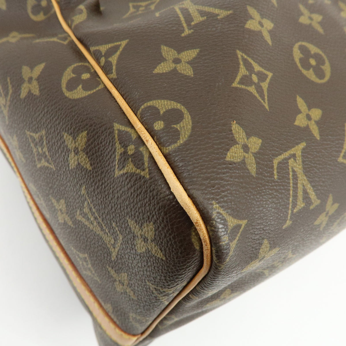 Louis Vuitton Keepall Bandouliere Monogram Canvas Brown Canvas Travel Bag Bag (Pre-Owned)