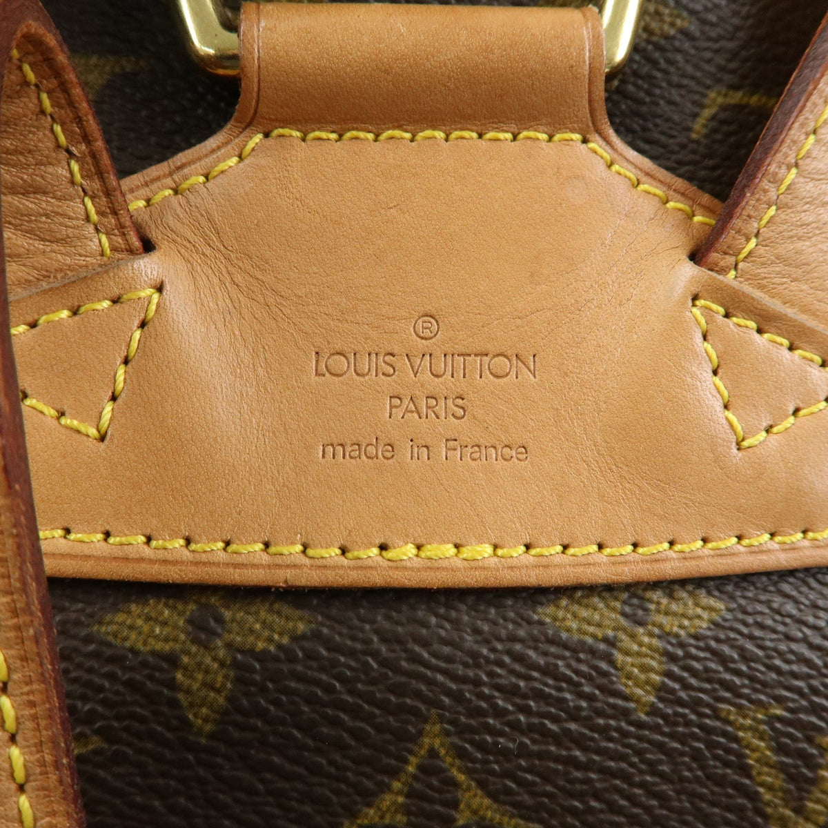 Louis Vuitton Vintage Montsouris Monogram Canvas Brown Canvas Backpack Bag (Pre-Owned)