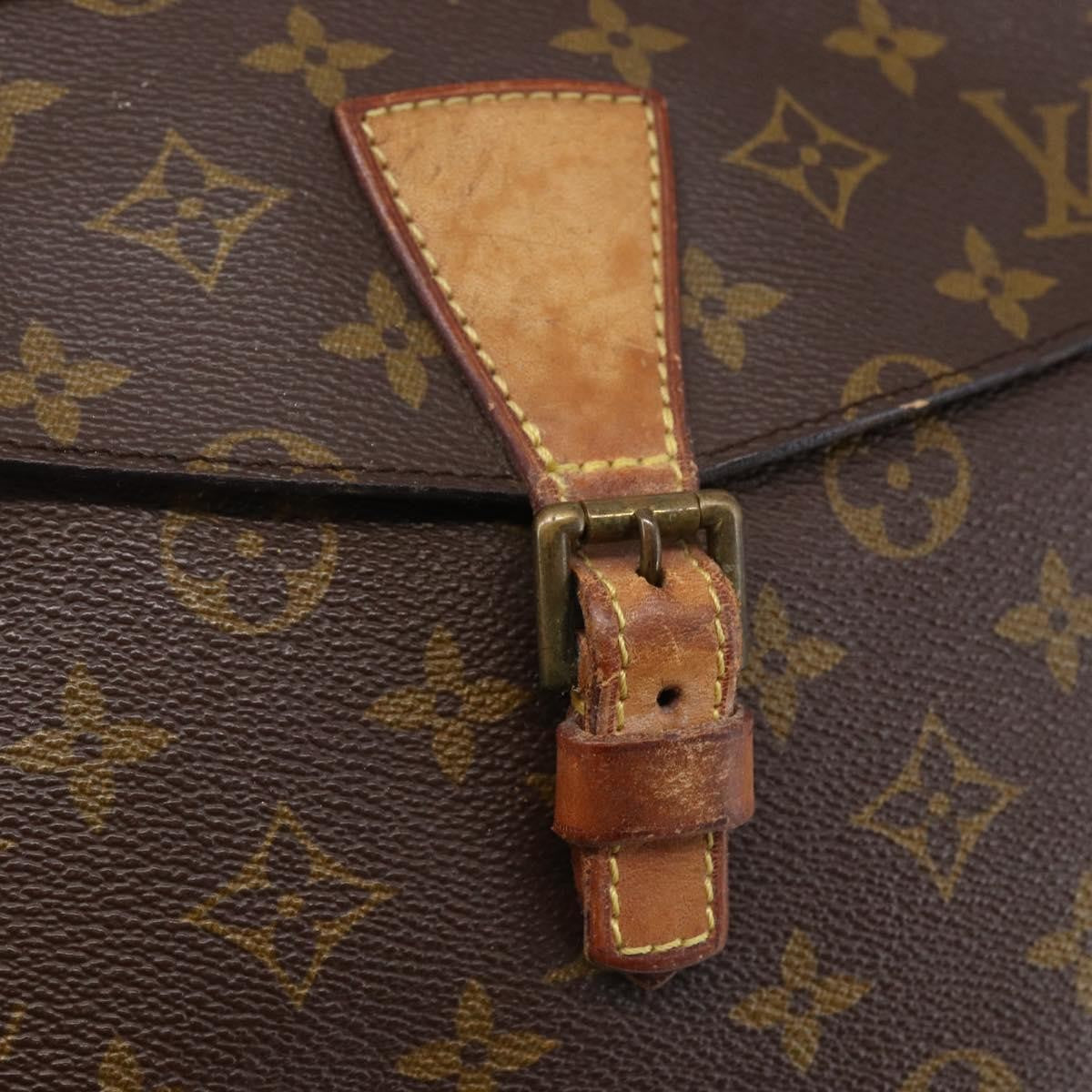 Louis Vuitton Jeune Fille Monogram Canvas Brown Canvas Shoulder Bag Bag (Pre-Owned)