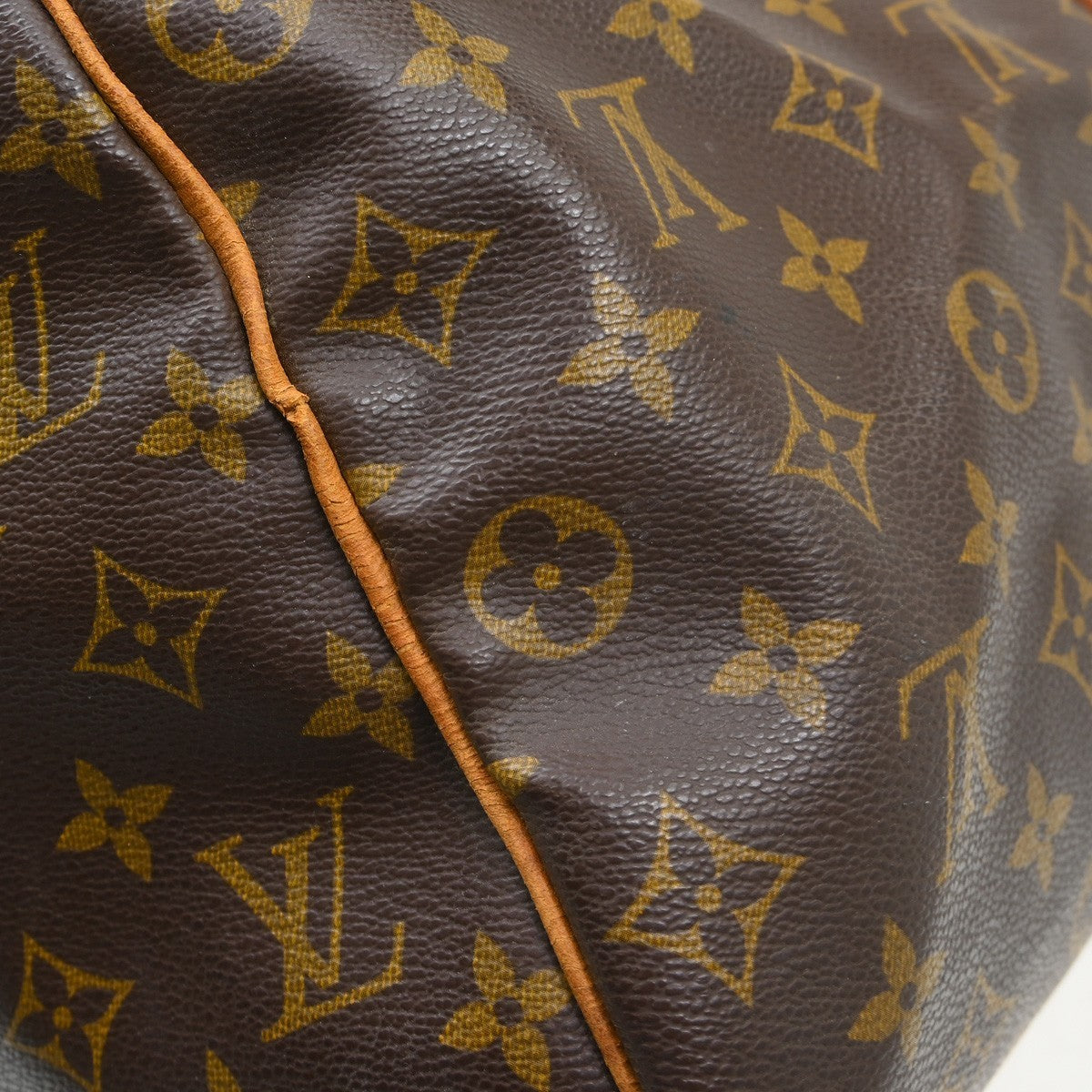 Louis Vuitton Keepall Monogram Canvas Brown Canvas Travel Bag Bag (Pre-Owned)