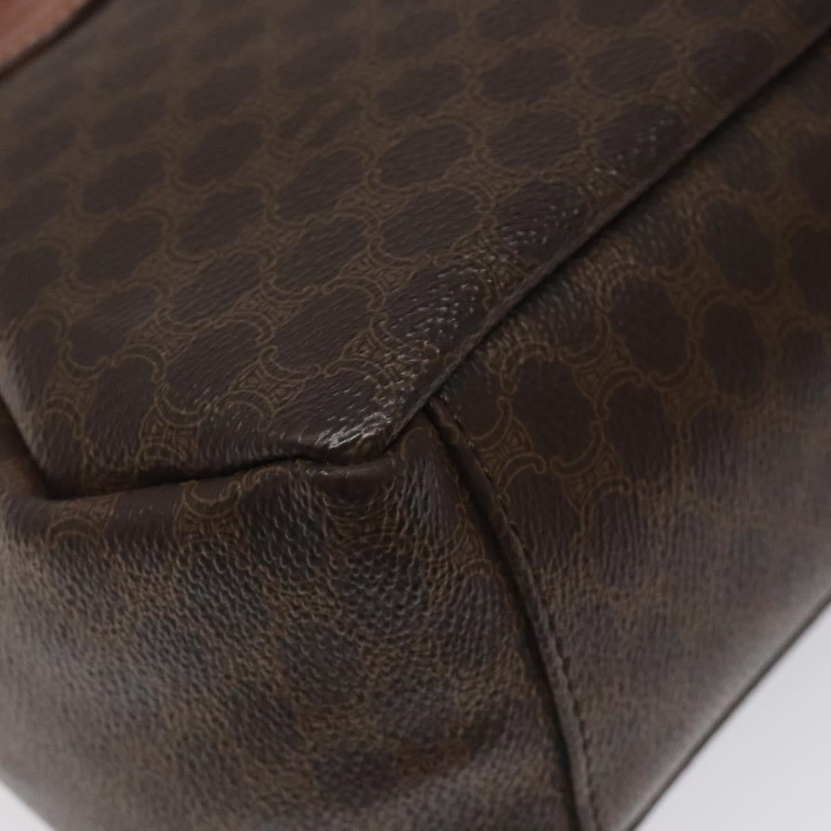 Celine Macadam Canvas Brown Canvas Tote Bag Bag (Pre-Owned)