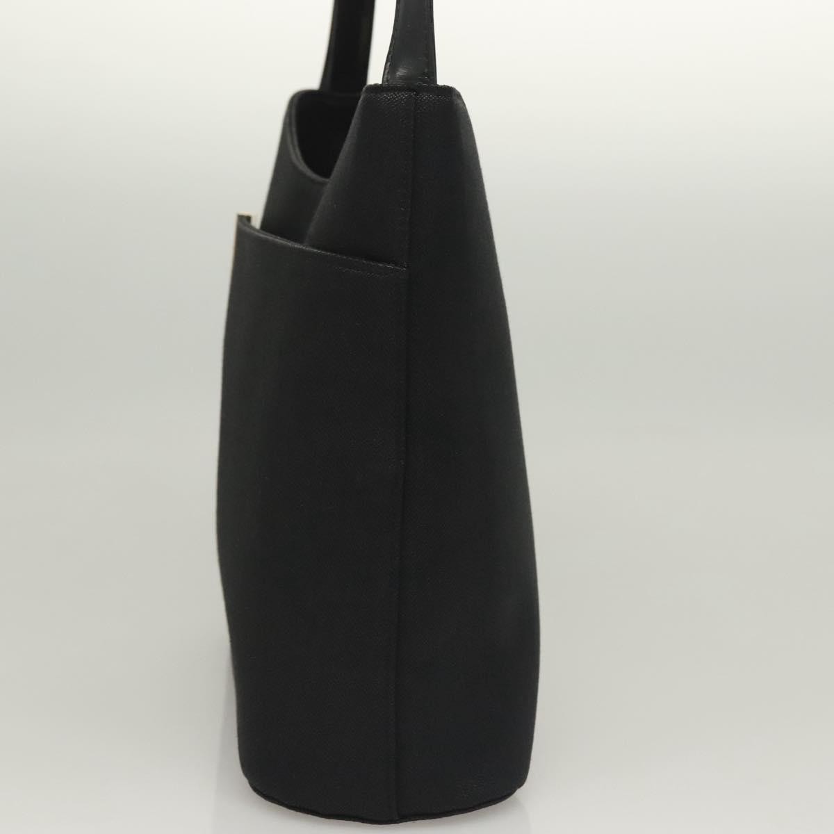 Givenchy Vintage 4G Leather Black Canvas Shoulder Bag Bag (Pre-Owned)
