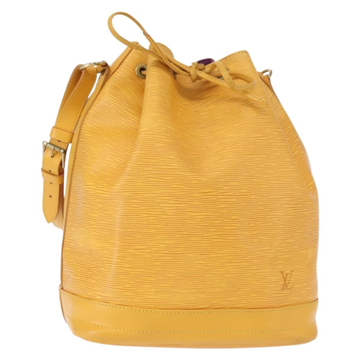 Louis Vuitton Noe Epi Leather Yellow Leather Shoulder Bag Bag (Pre-Owned)
