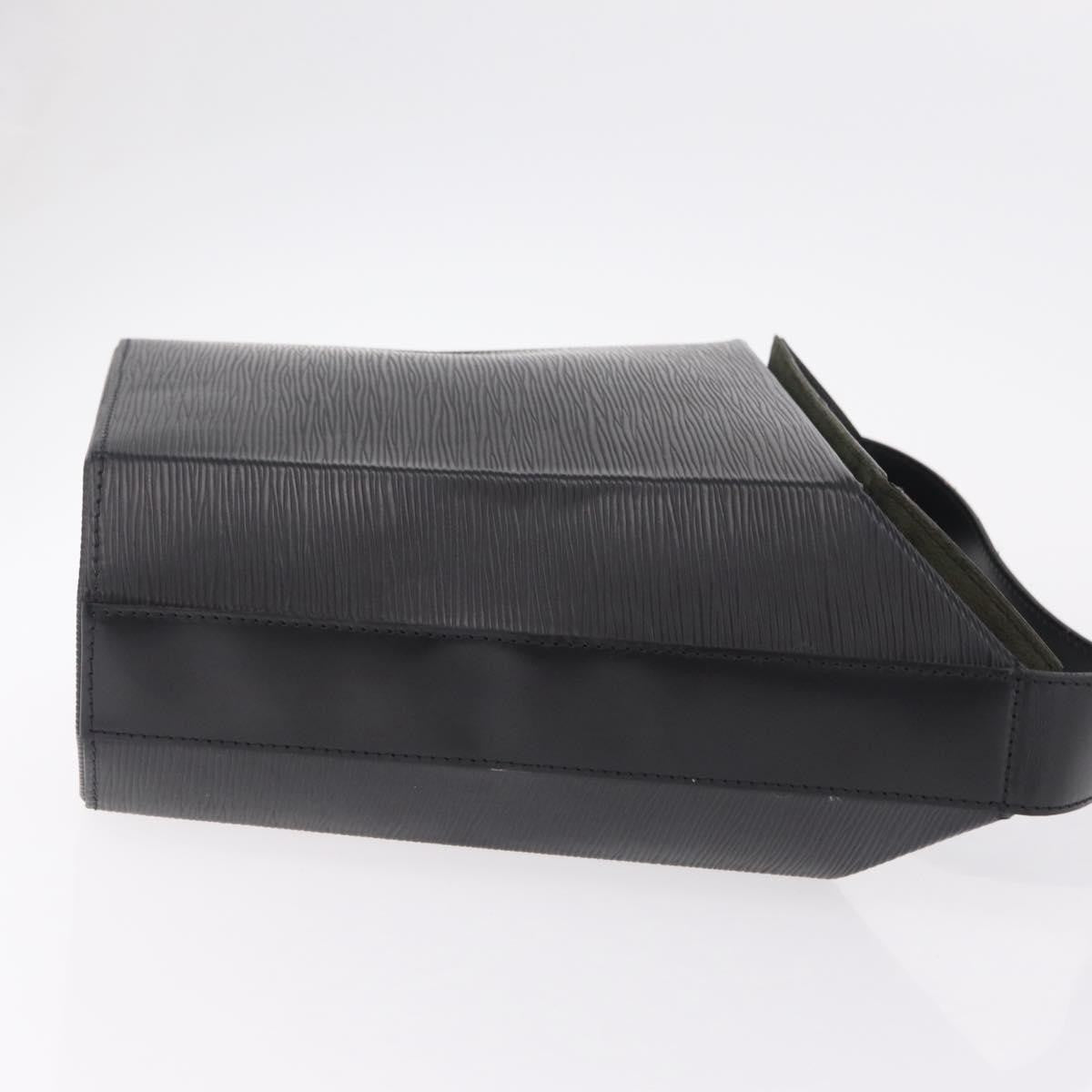 Louis Vuitton Sac Seau Epi Leather Black Leather Handbag (Pre-Owned)