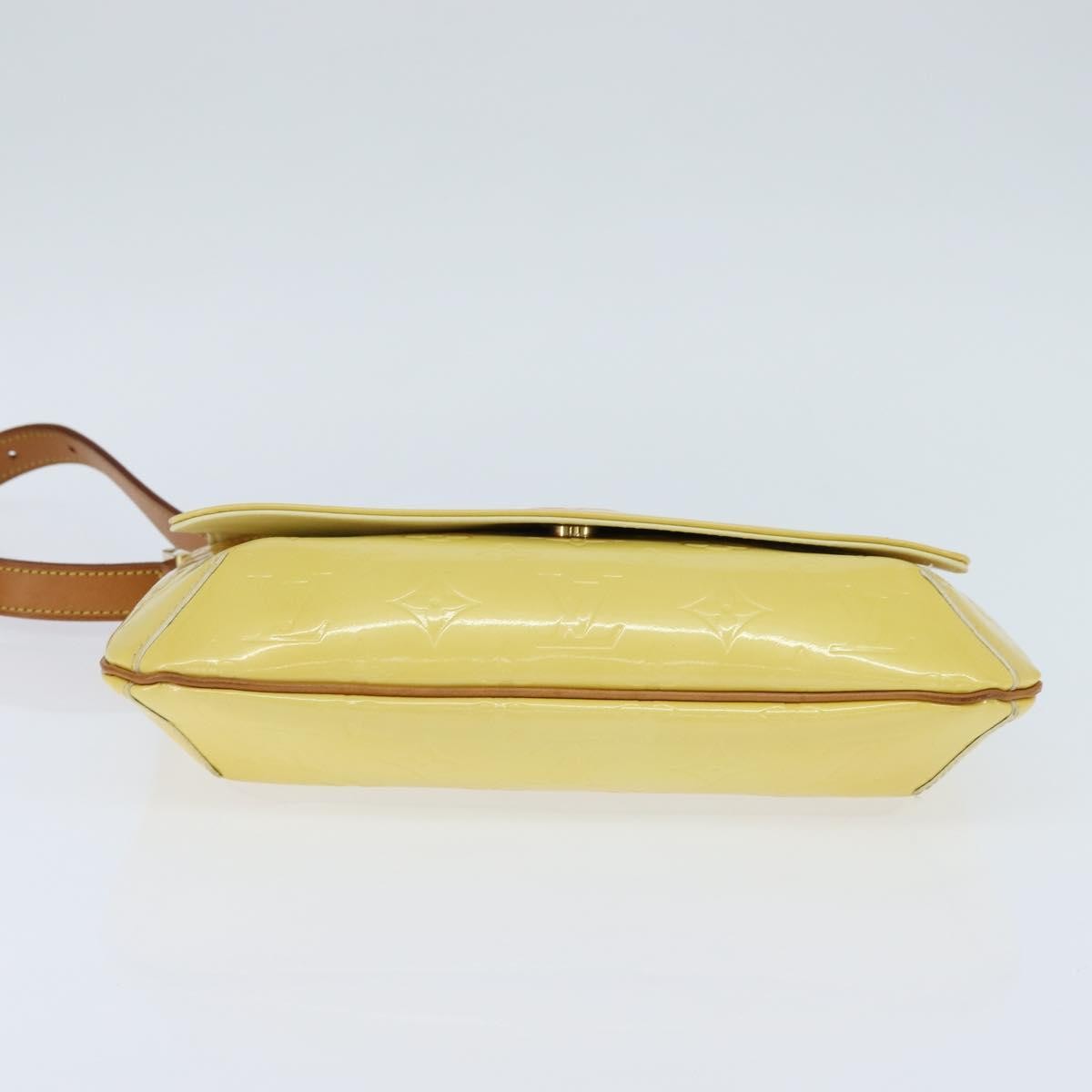 Louis Vuitton Thompson Street Monogram Vernis Yellow Patent_Leather Handbag (Pre-Owned)