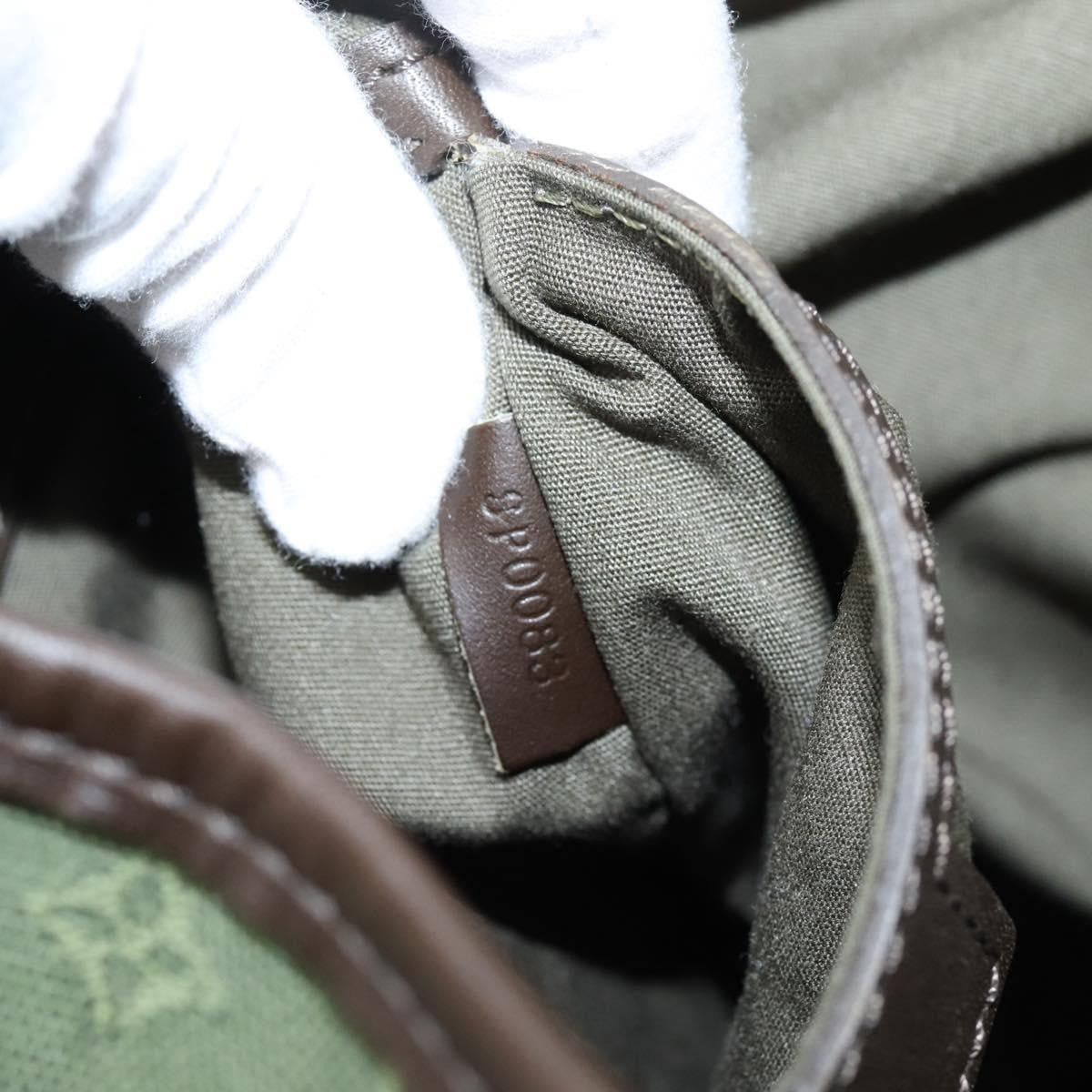 Louis Vuitton Vintage Montsouris Mini Lin Khaki Canvas Backpack Bag (Pre-Owned)