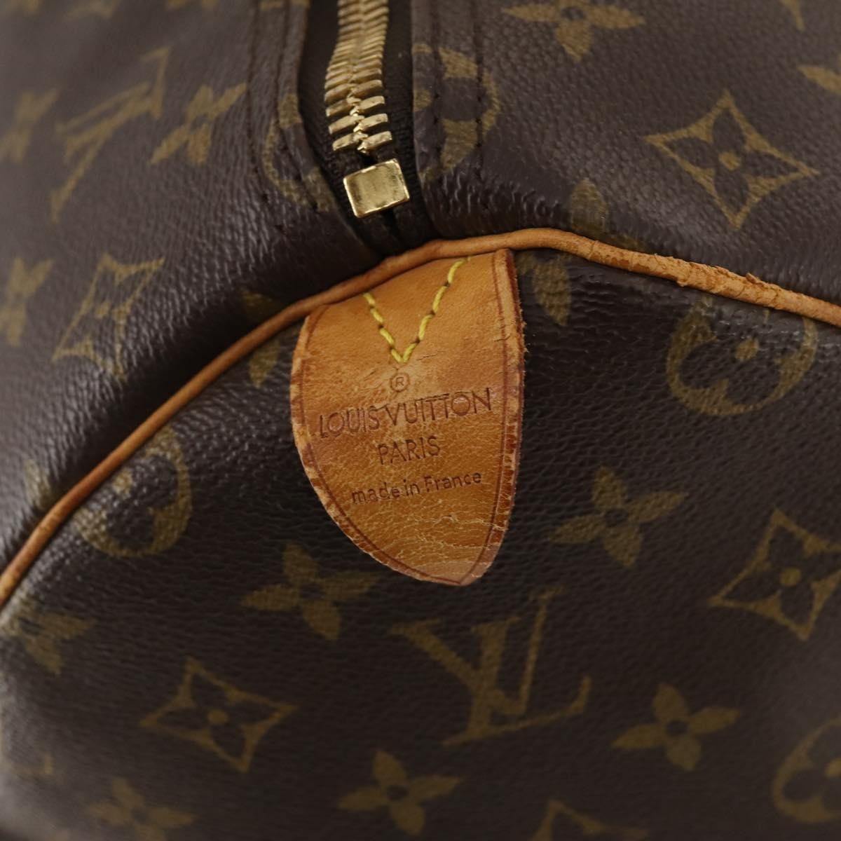Louis Vuitton Keepall Monogram Canvas Brown Canvas Travel Bag Bag (Pre-Owned)