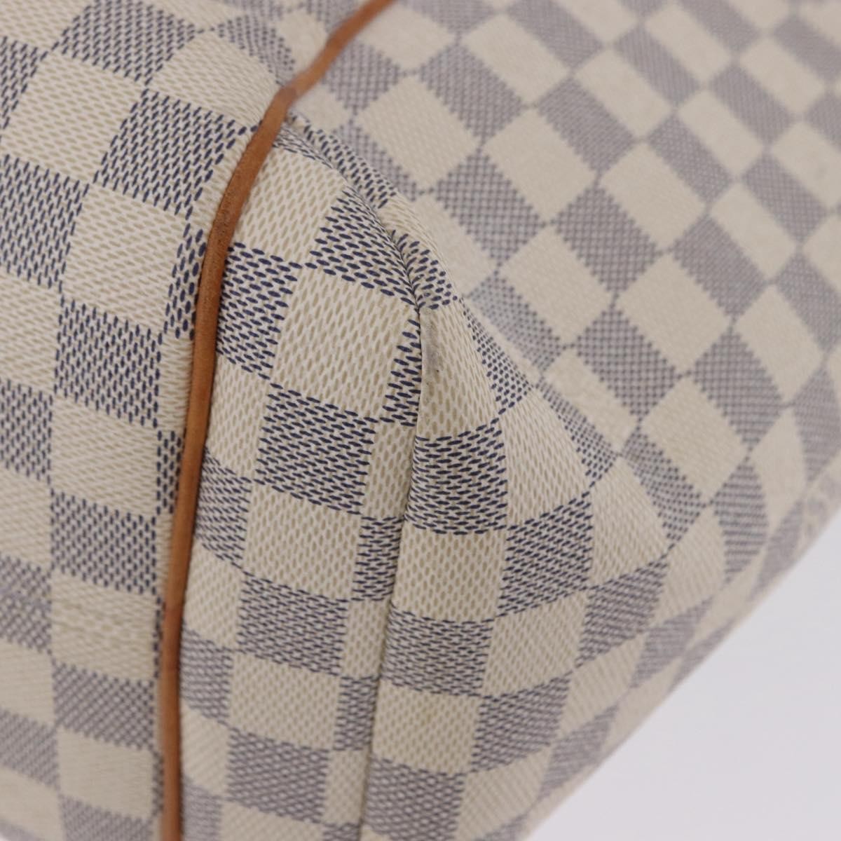 Louis Vuitton Totally Damier Azur Beige Canvas Shoulder Bag Bag (Pre-Owned)