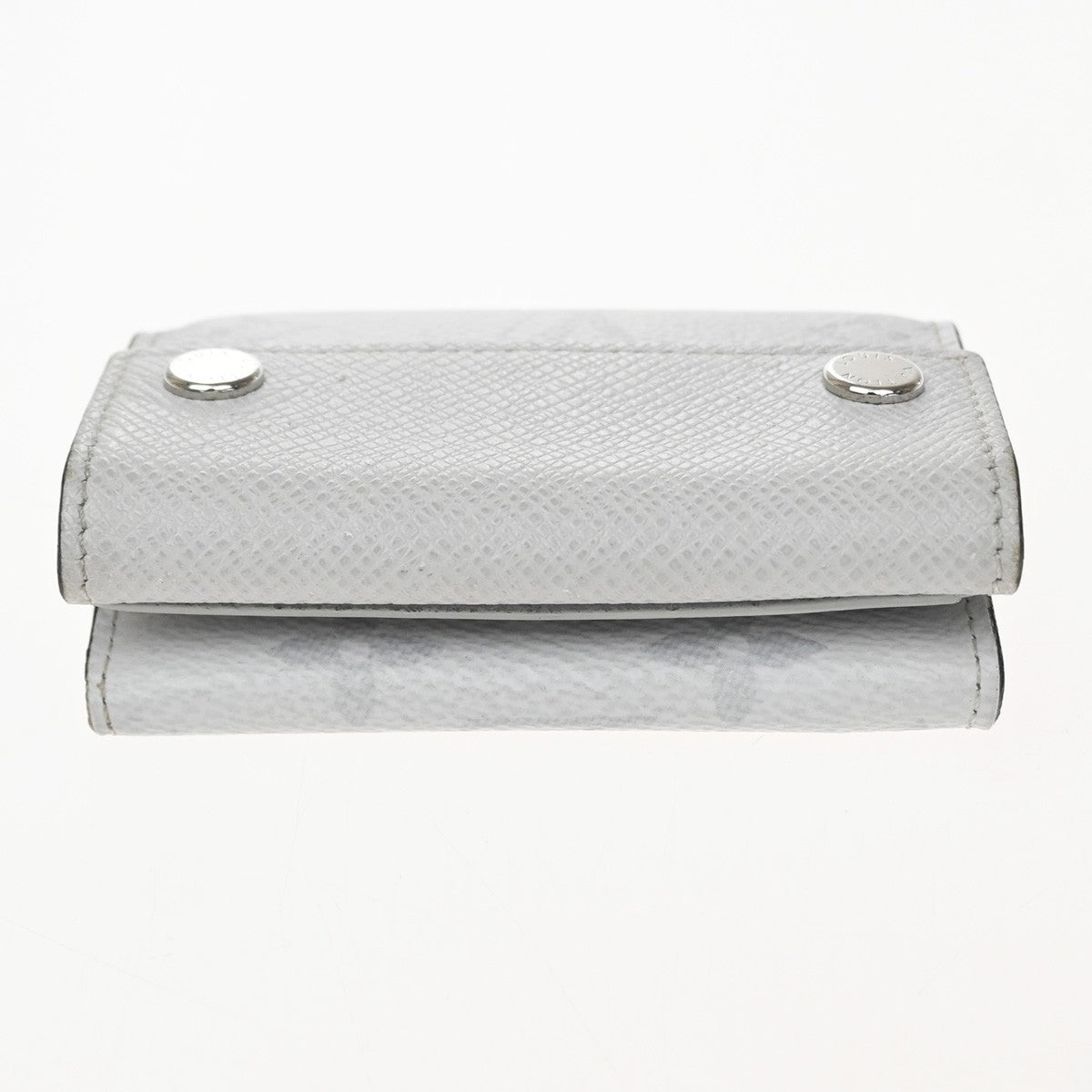 Louis Vuitton Discovery Monogram Taigarama White Leather Wallets Accessory (Pre-Owned)