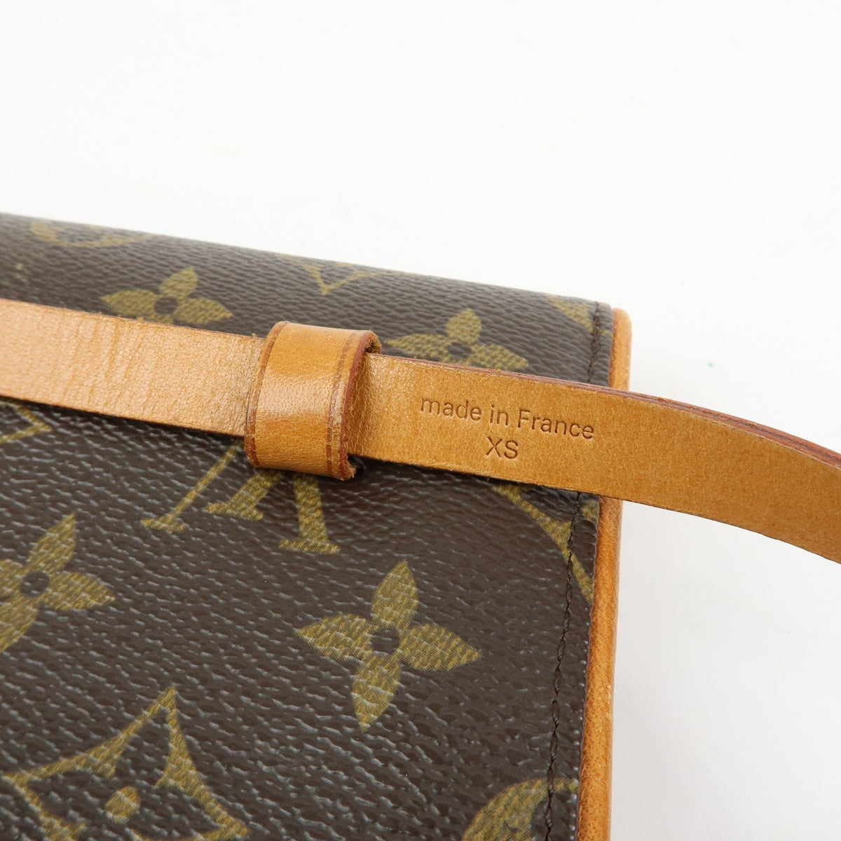 Louis Vuitton Florentine Waist Monogram Canvas Brown Canvas Handbag (Pre-Owned)
