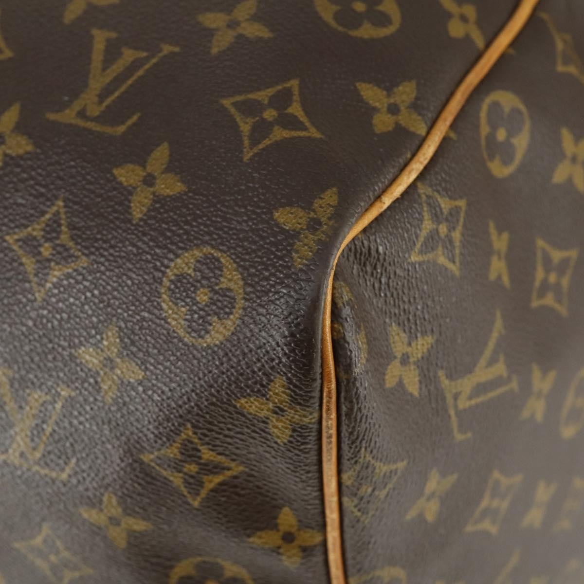 Louis Vuitton Keepall Monogram Canvas Brown Canvas Travel Bag Bag (Pre-Owned)