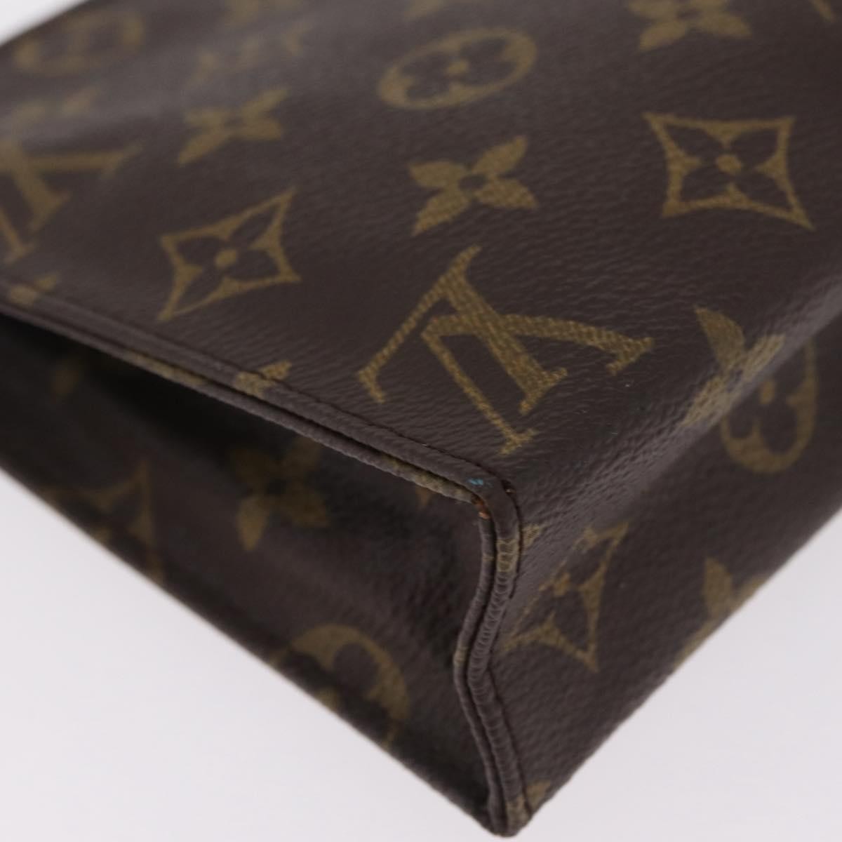 Louis Vuitton Toiletry Pouch Monogram Canvas Brown Canvas Clutche & Pouche Bag (Pre-Owned)