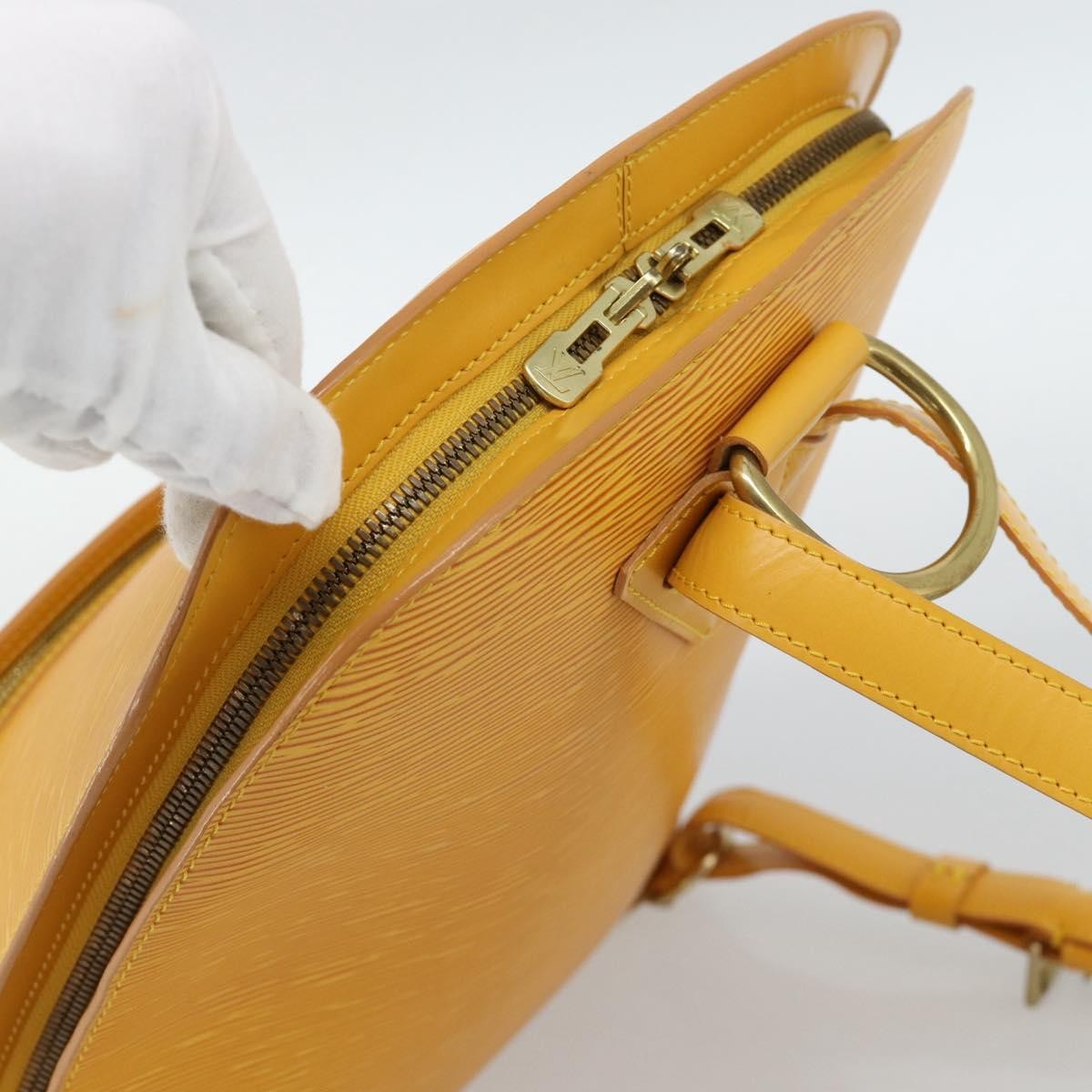 Louis Vuitton Gobelins Epi Leather Yellow Leather Backpack Bag (Pre-Owned)
