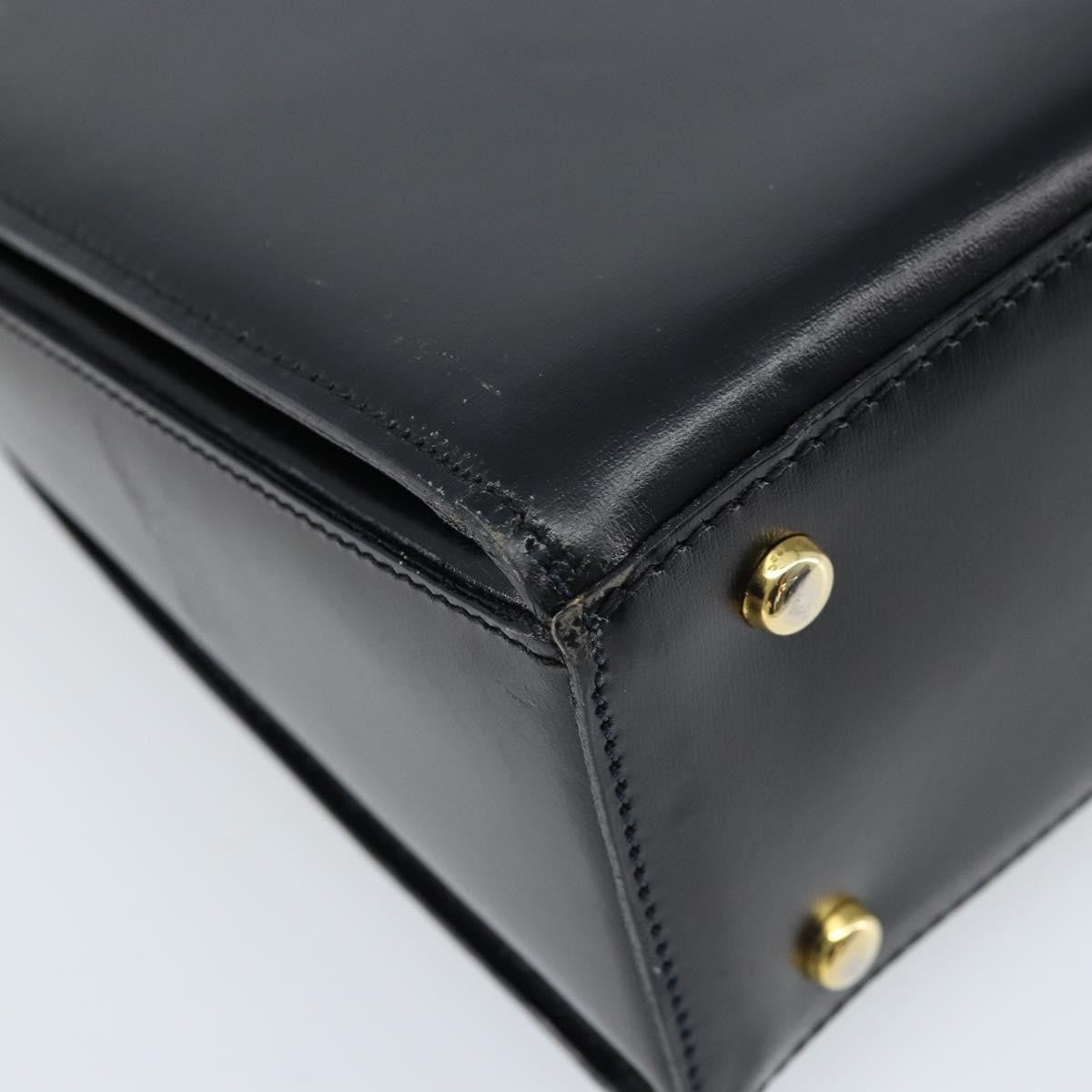 Celine Vintage Leather Black Leather Shoulder Bag Bag (Pre-Owned)