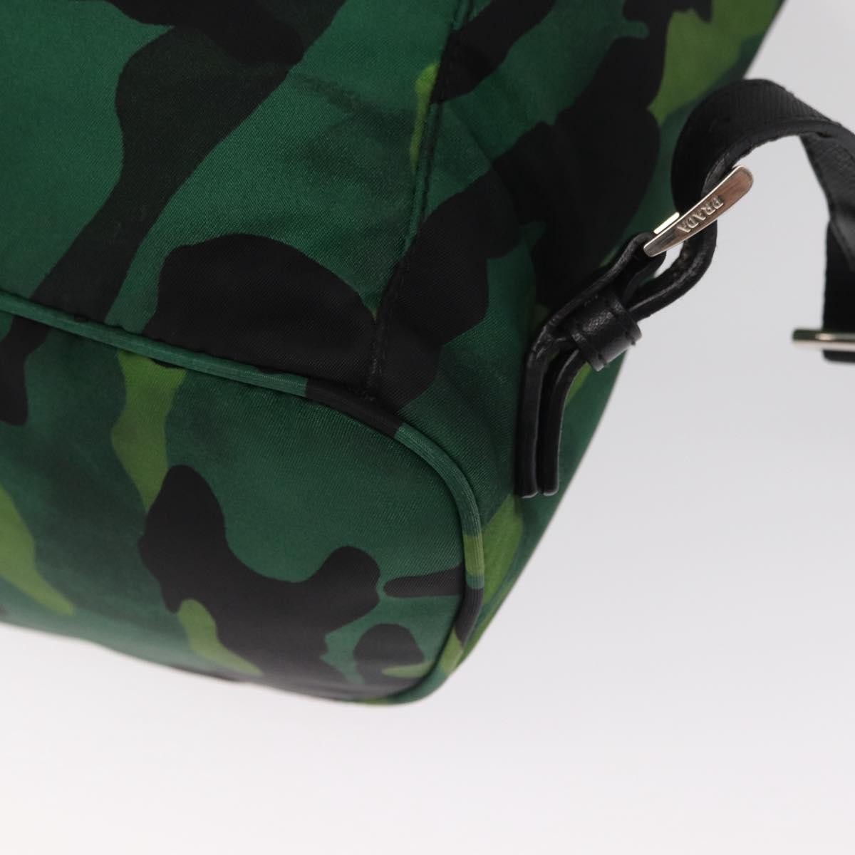 Prada Camouflage Tessuto Green Nylon Backpack Bag (Pre-Owned)