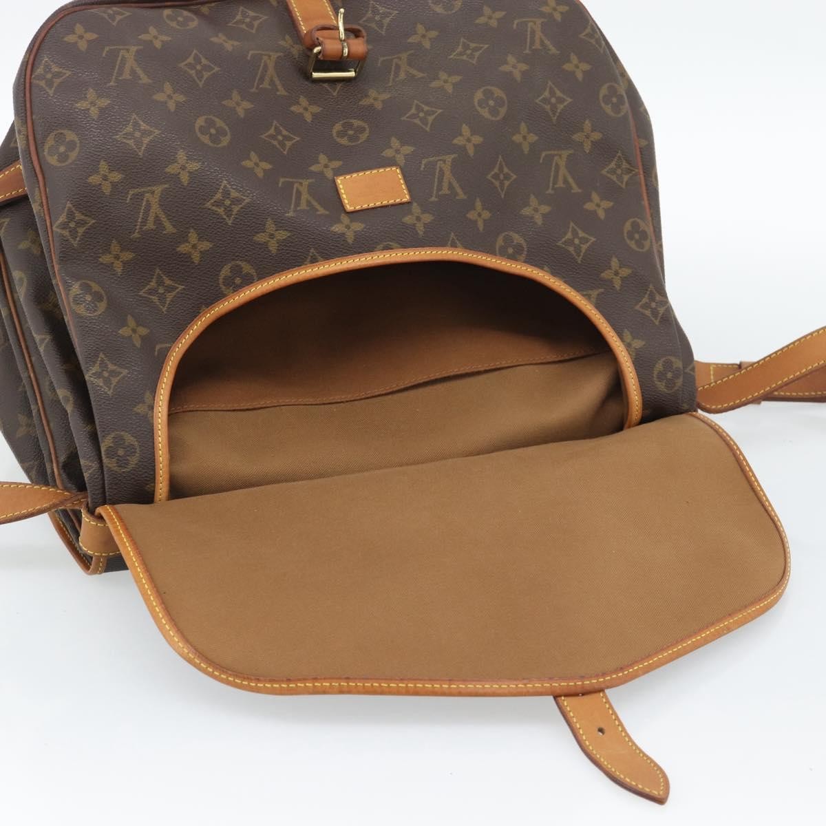 Louis Vuitton Saumur Canvas Brown Canvas Shoulder Bag Bag (Pre-Owned)