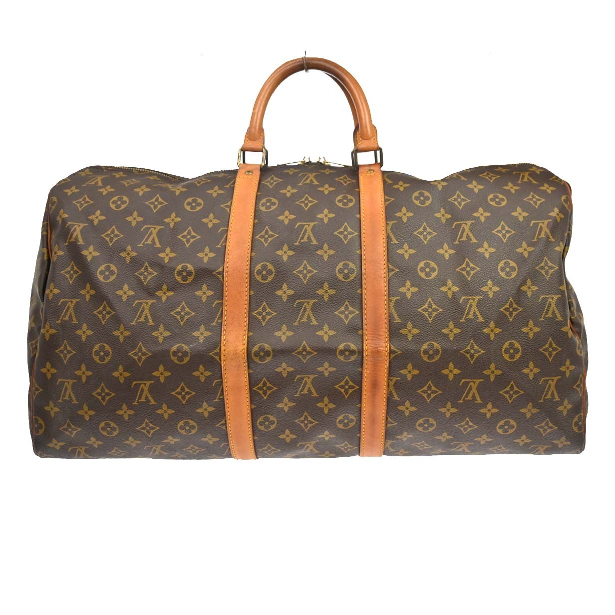Louis Vuitton Keepall Monogram Canvas Brown Canvas Travel Bag Bag (Pre-Owned)