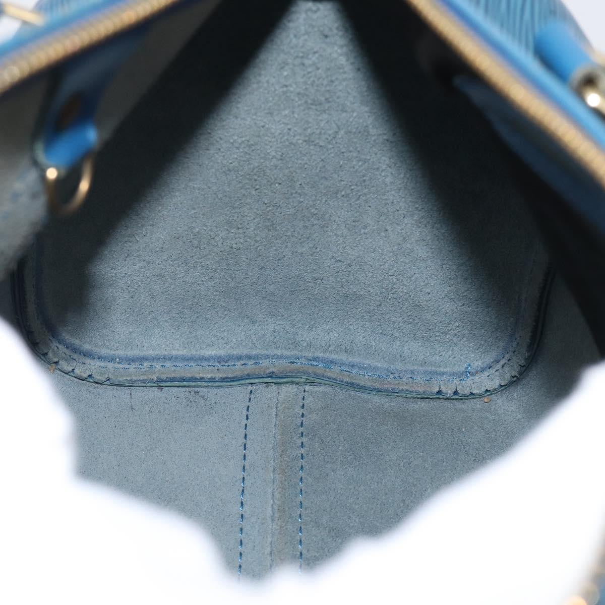 Louis Vuitton Speedy Epi Leather Blue Leather Handbag (Pre-Owned)