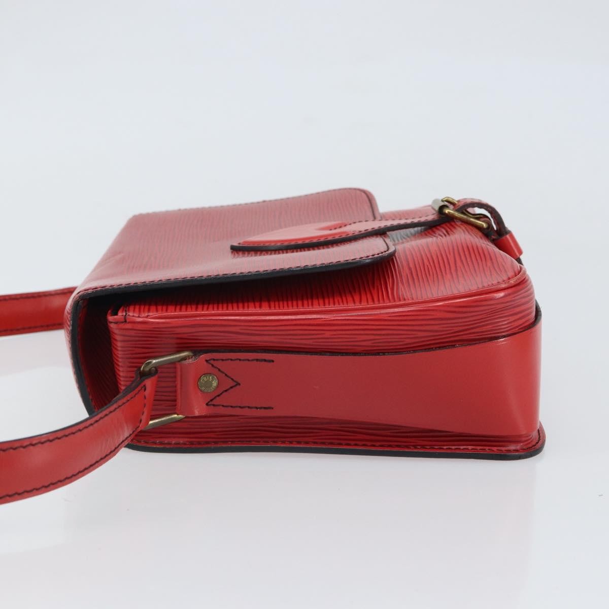 Louis Vuitton Cartouchiere Epi Leather Red Leather Shoulder Bag Bag (Pre-Owned)