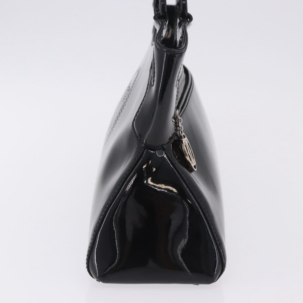 Cartier Marcello Patent Leather Black Patent_Leather Handbag (Pre-Owned)