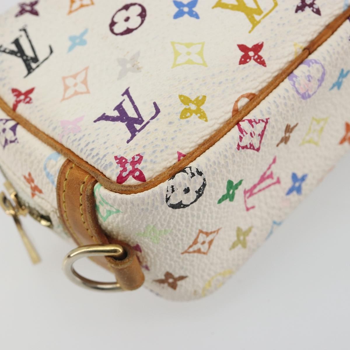 Louis Vuitton Wapity Trousse Monogram Multicolor White Canvas Clutche & Pouche Bag (Pre-Owned)