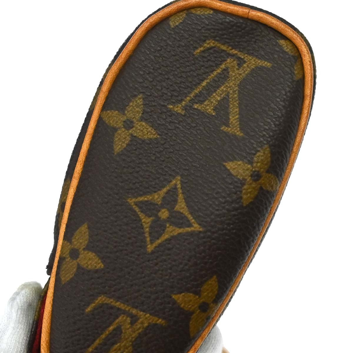Louis Vuitton Sonatine Monogram Canvas Brown Canvas Handbag (Pre-Owned)