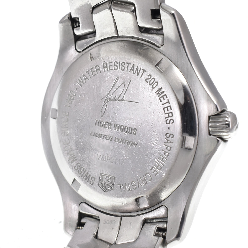 Tag Heuer Link Tiger Woods Automatic Stainless Steel Watch (Pre-Owned)