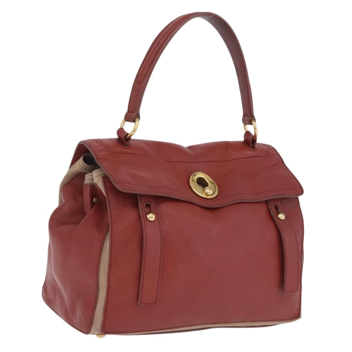 Saint Laurent Muse Two Leather Brown Leather Handbag (Pre-Owned)