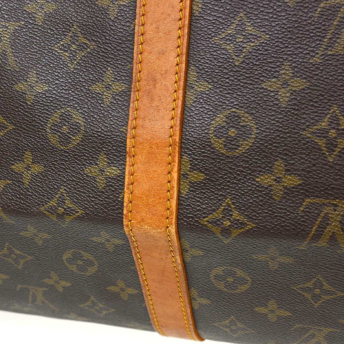Louis Vuitton Keepall Monogram Canvas Brown Canvas Travel Bag Bag (Pre-Owned)