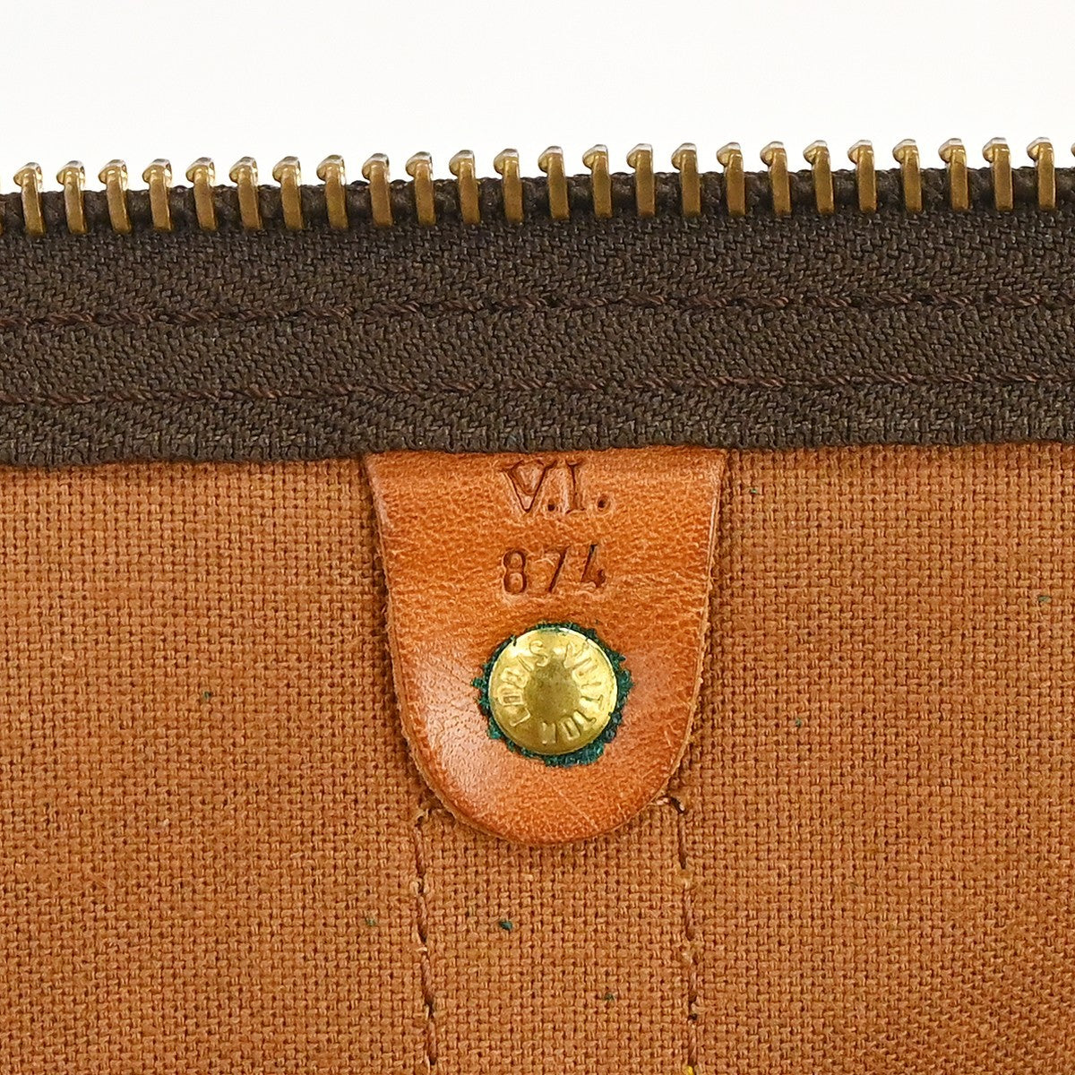 Louis Vuitton Keepall Monogram Canvas Brown Canvas Travel Bag Bag (Pre-Owned)