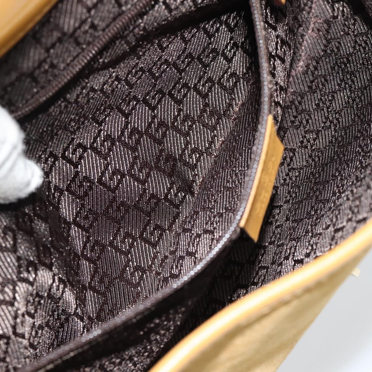 Gucci Bamboo Jackie Suede Beige Suede Handbag (Pre-Owned)