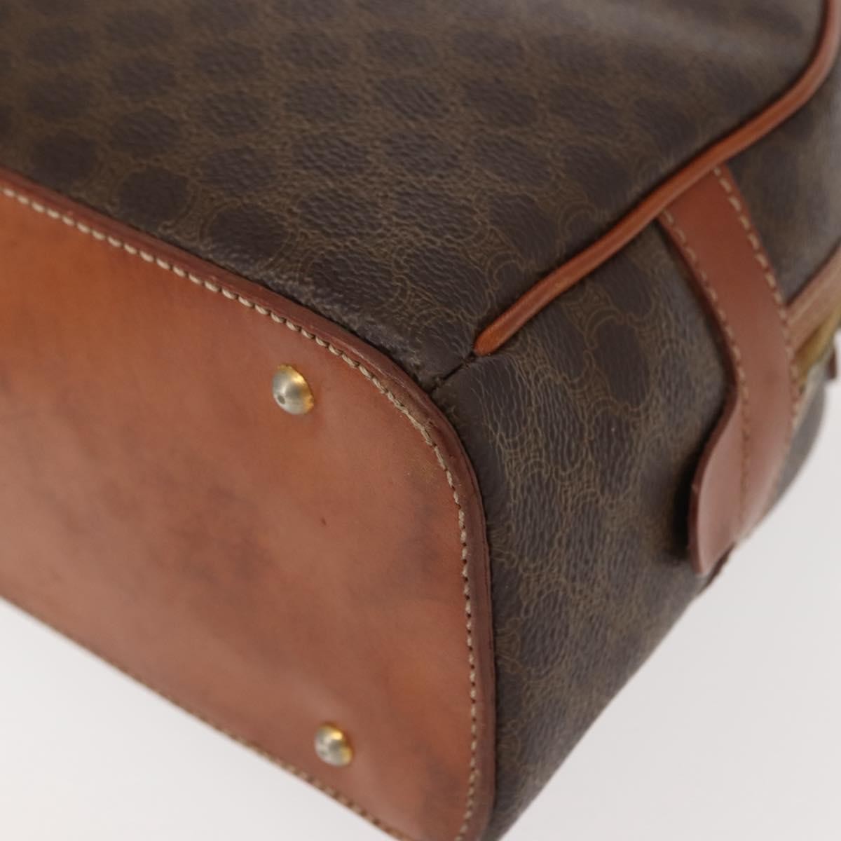 Celine Macadam Canvas Brown Canvas Handbag (Pre-Owned)