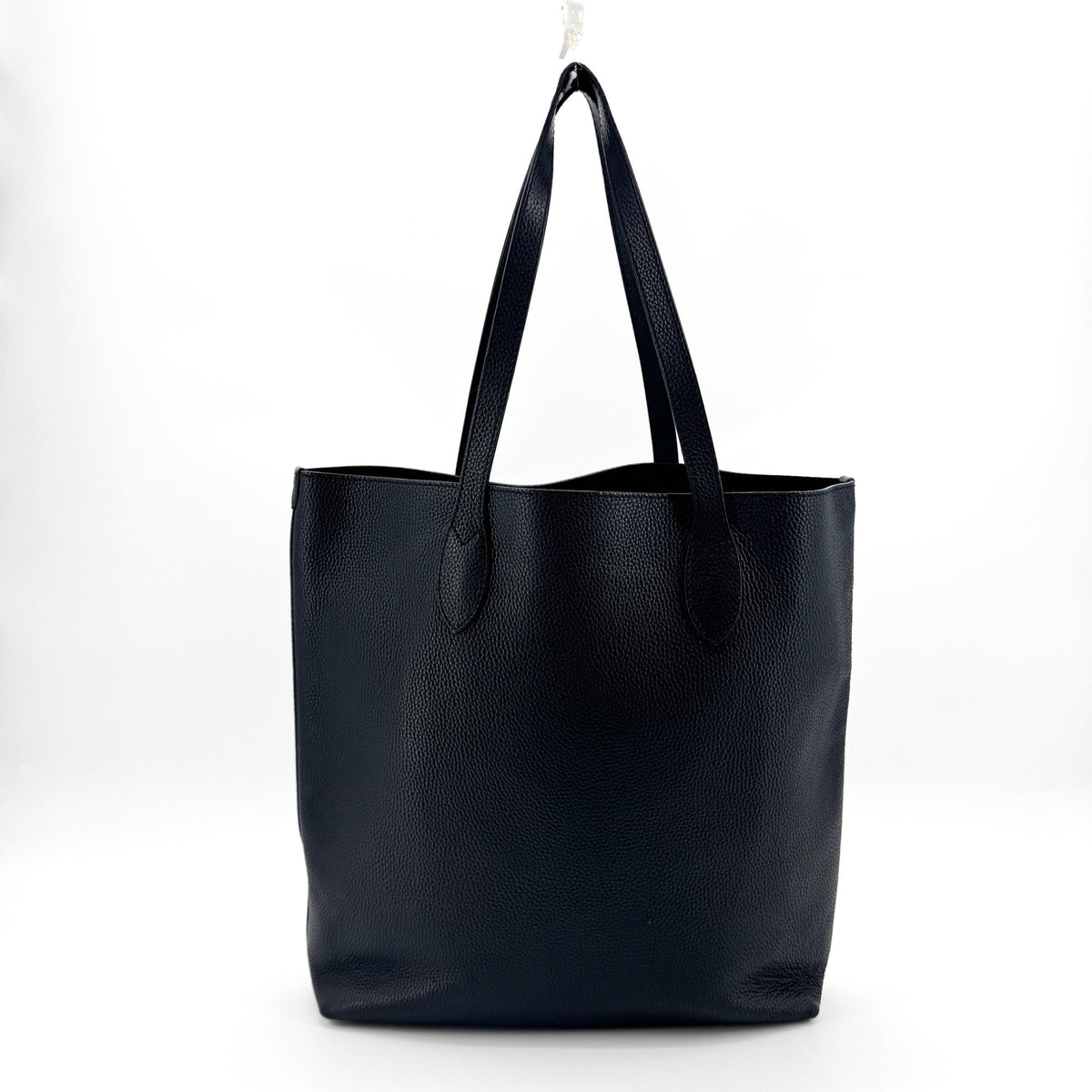 Burberry Remington Embossed Leather Black Leather Tote Bag Bag (Pre-Owned)