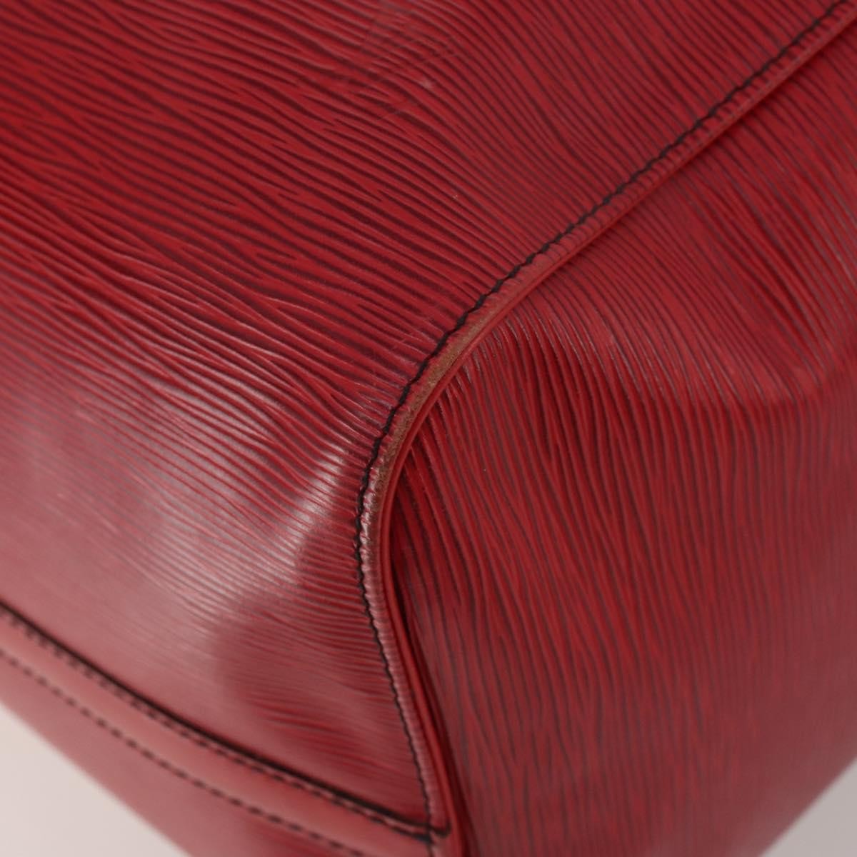 Louis Vuitton Keepall Epi Red Leather Travel Bag Bag (Pre-Owned)
