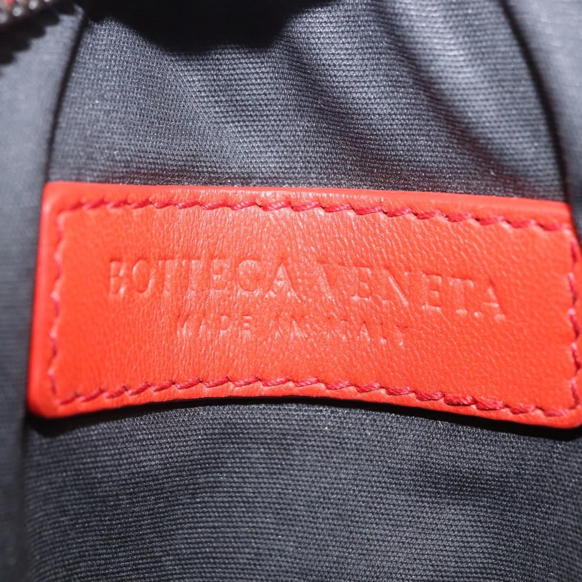 Bottega Veneta Light Waist Intrecciato Leather Red Leather Clutche & Pouche Bag (Pre-Owned)