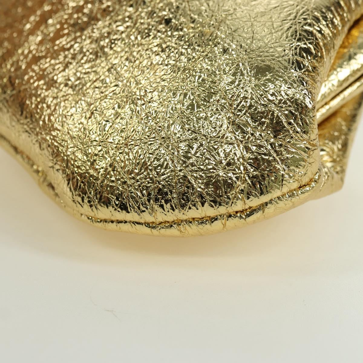 Balenciaga Cloud Clutch Leather Gold Leather Clutche & Pouche Bag (Pre-Owned)
