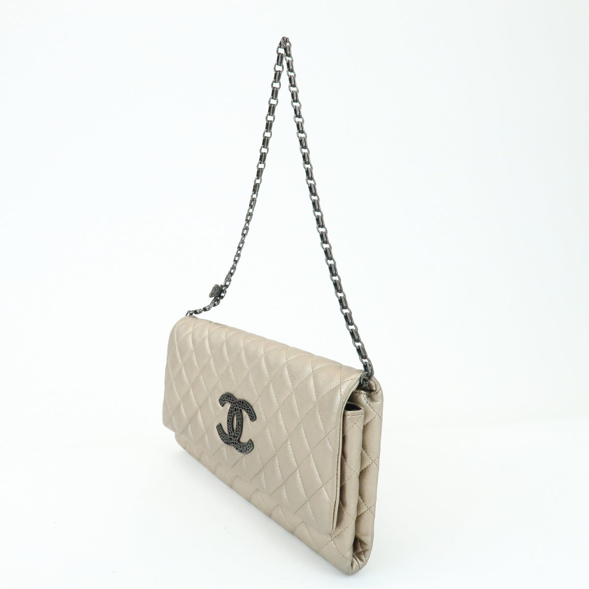 Chanel Butterfly Chain Clutch Quilted Lambskin Other Leather Clutche & Pouche Bag (Pre-Owned)