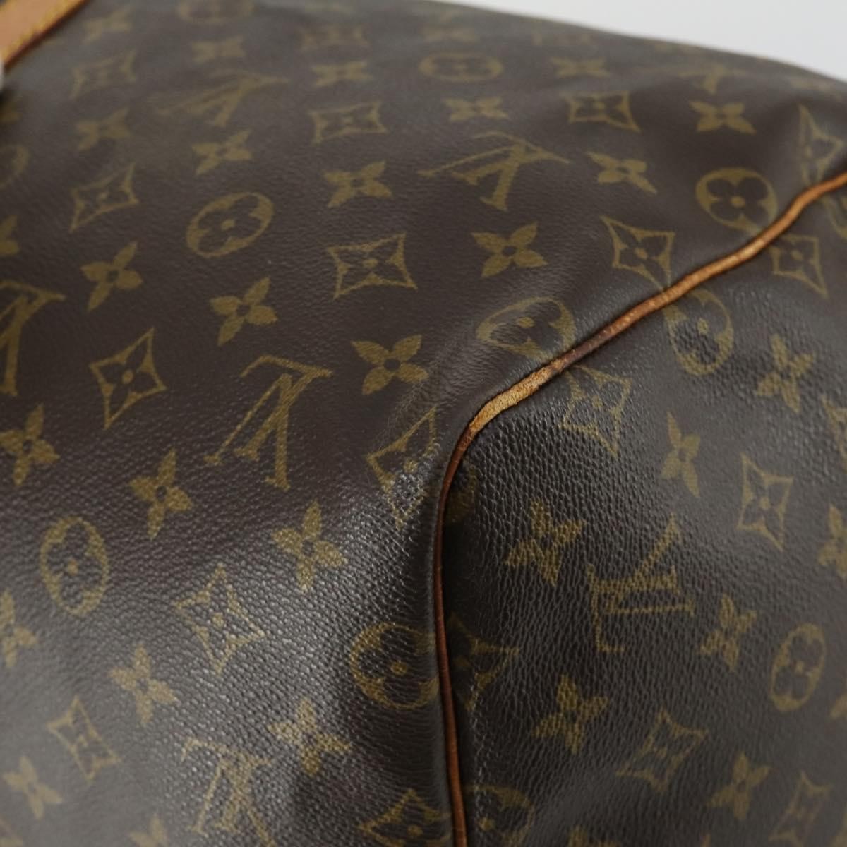 Louis Vuitton Keepall Monogram Canvas Brown Canvas Travel Bag Bag (Pre-Owned)