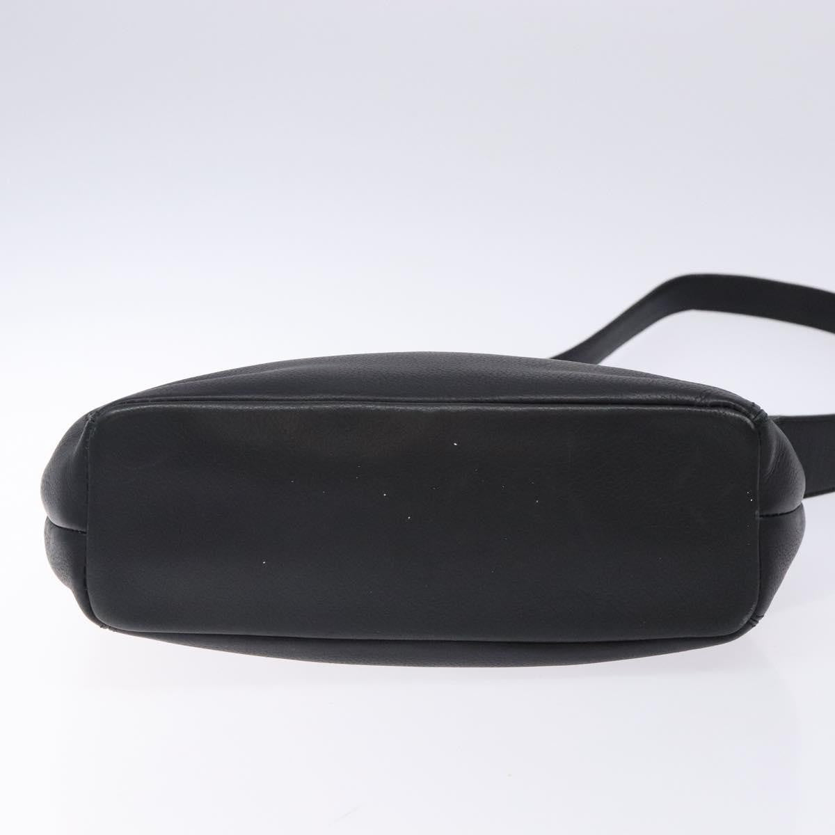 Loewe Vintage Leather Black Leather Shoulder Bag Bag (Pre-Owned)