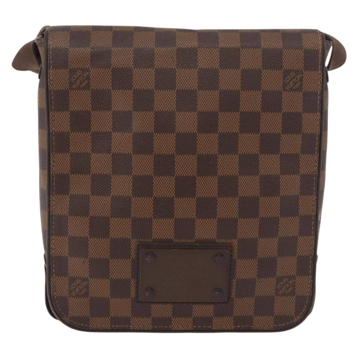 Louis Vuitton Brooklyn Damier Brown Canvas Handbag (Pre-Owned)