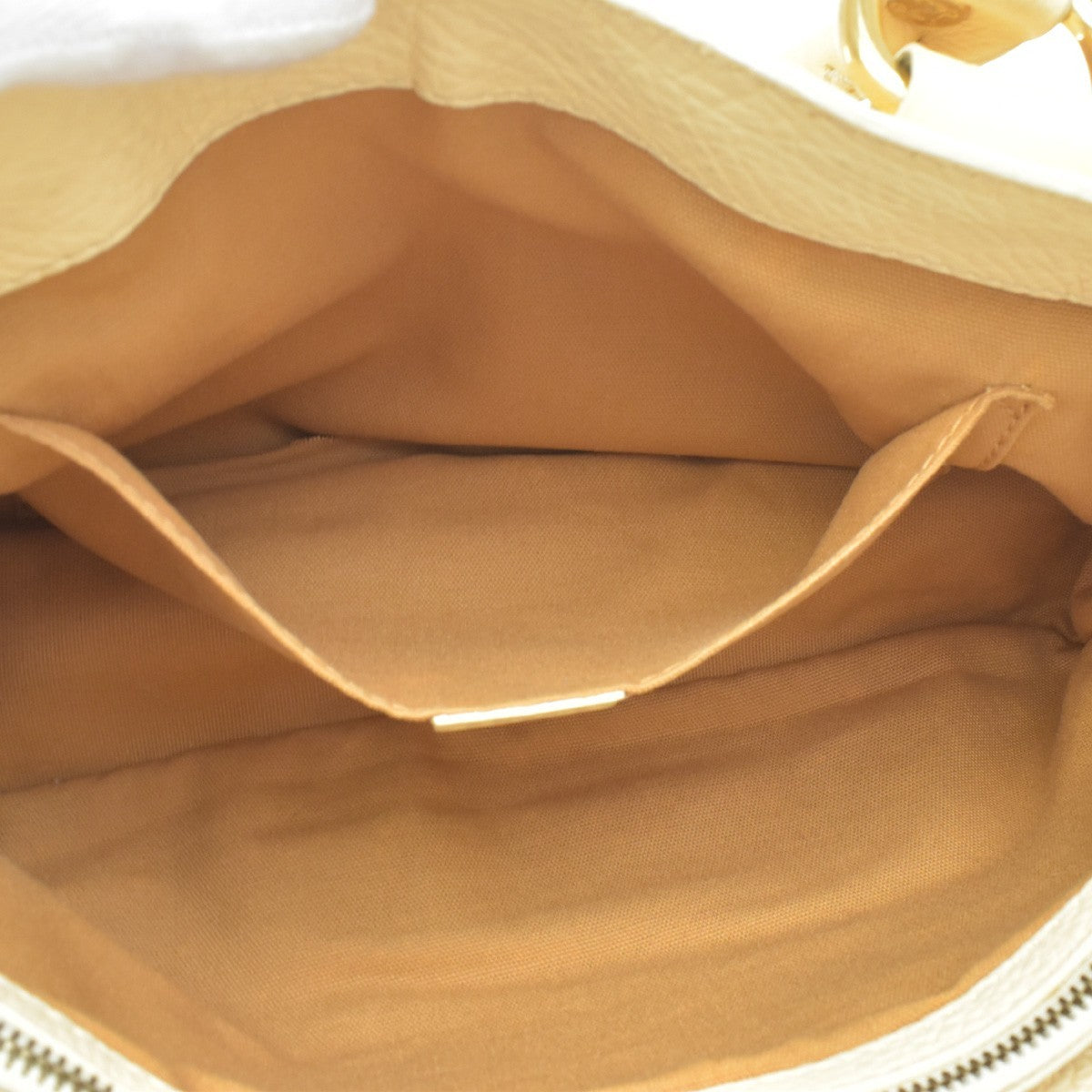 Celine Boogie Satchel Leather Yellow Leather Handbag (Pre-Owned)