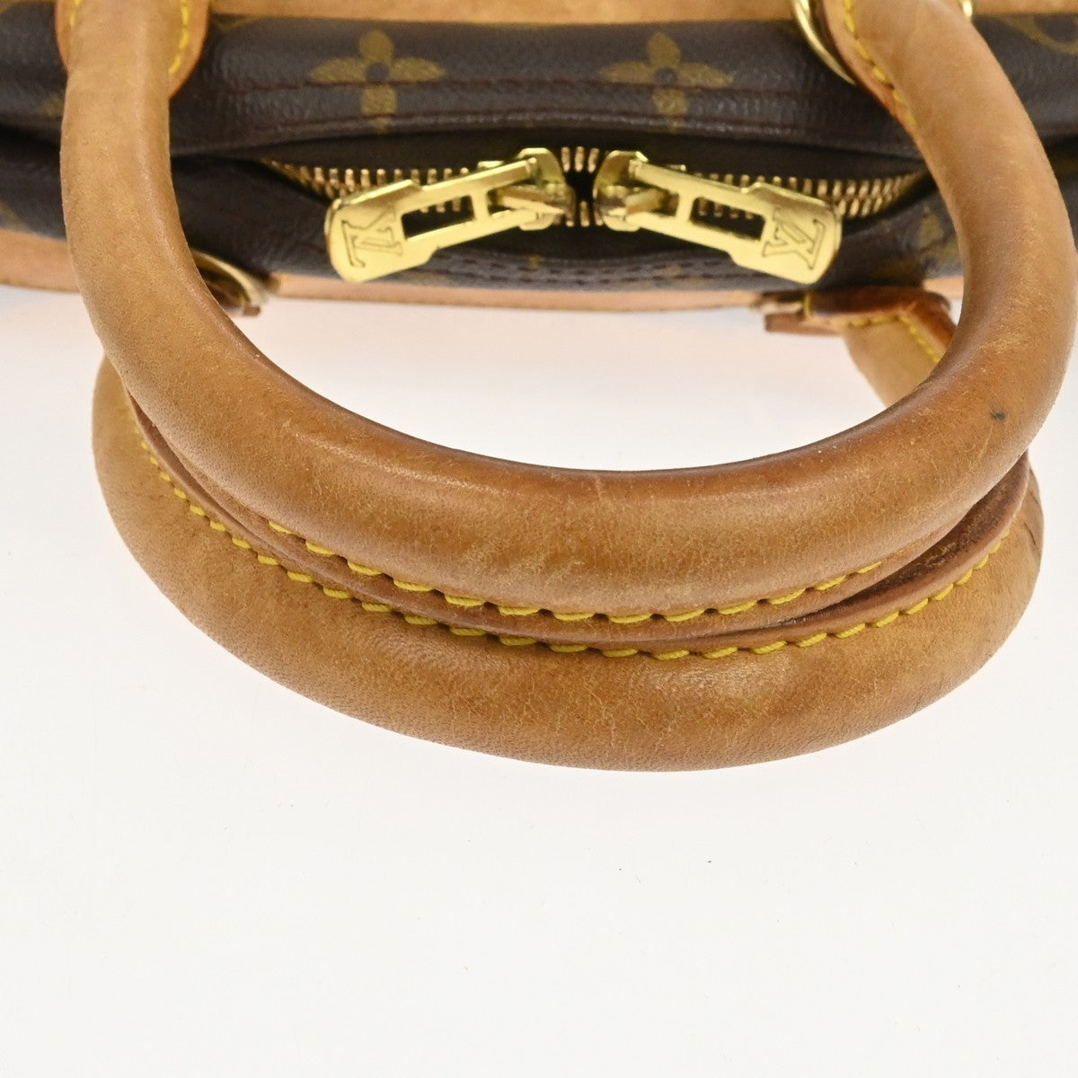 Louis Vuitton Deauville Monogram Brown Canvas Handbag (Pre-Owned)