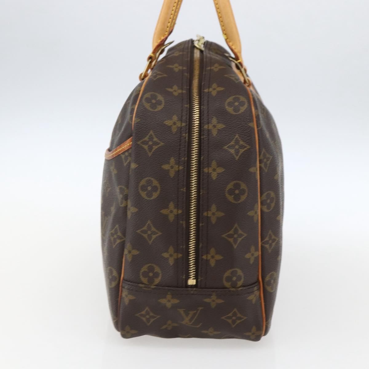 Louis Vuitton Deauville Monogram Canvas Brown Canvas Handbag (Pre-Owned)