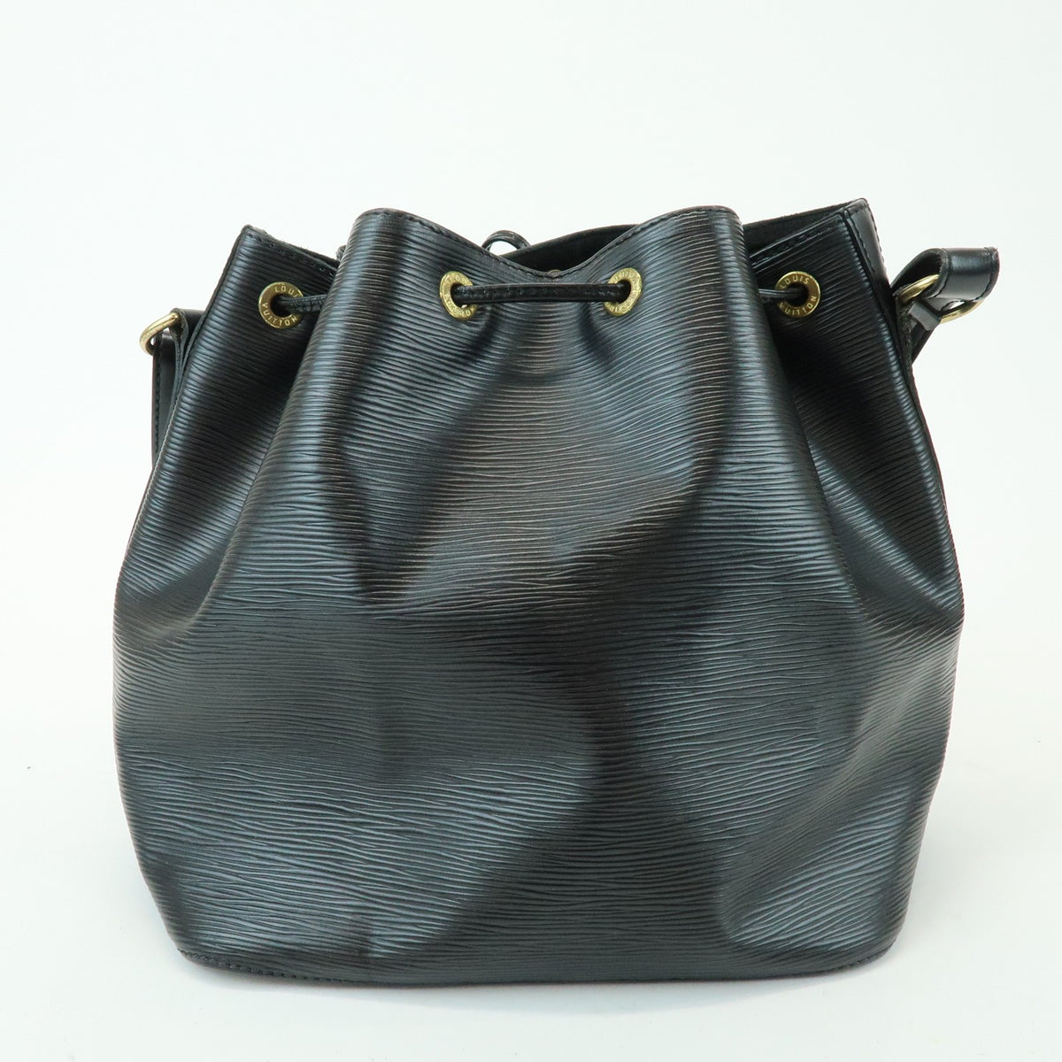 Louis Vuitton Petit Noe Epi Leather Black Leather Handbag (Pre-Owned)