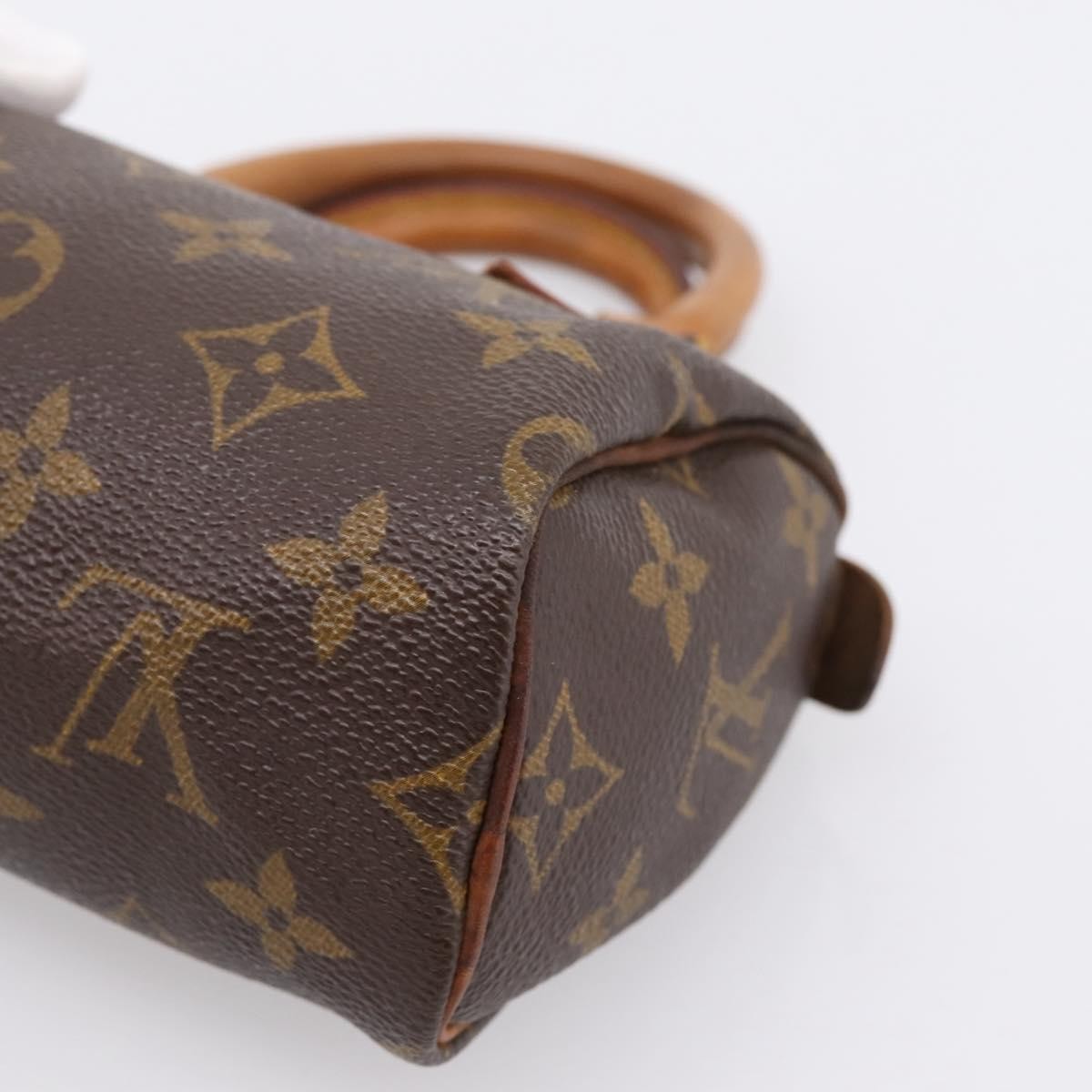 Louis Vuitton Speedy Mini Hl Monogram Canvas Brown Canvas Handbag (Pre-Owned)