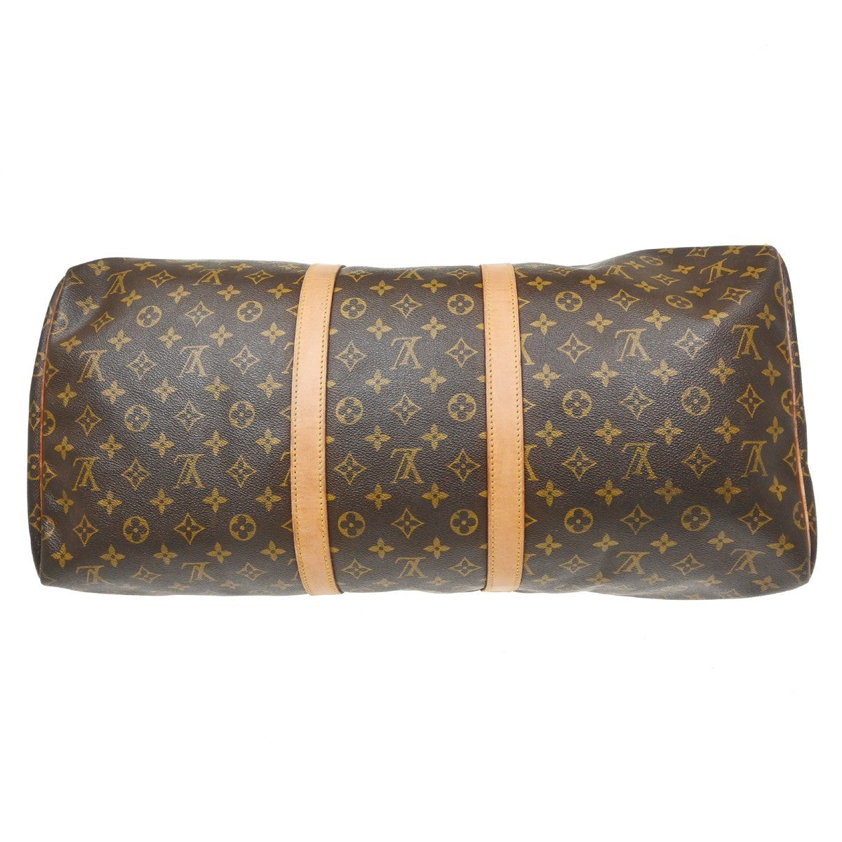 Louis Vuitton Keepall Monogram Canvas Brown Canvas Travel Bag Bag (Pre-Owned)