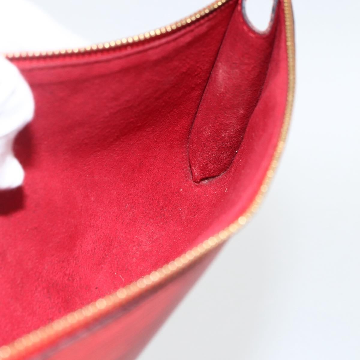 Louis Vuitton Pochette Accessoires Epi Leather Red Leather Clutche & Pouche Bag (Pre-Owned)