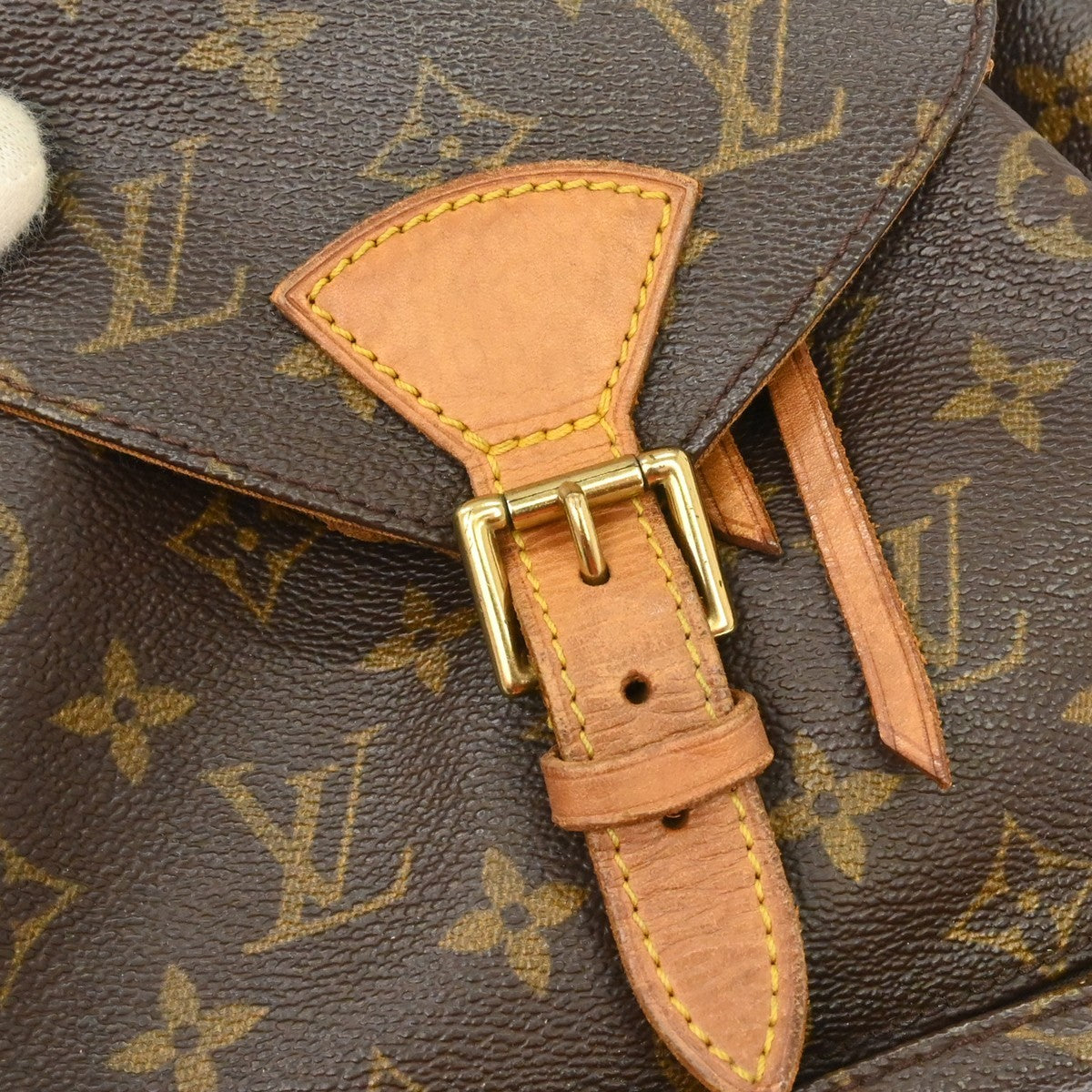 Louis Vuitton Montsouris Monogram Canvas Brown Canvas Backpack Bag (Pre-Owned)